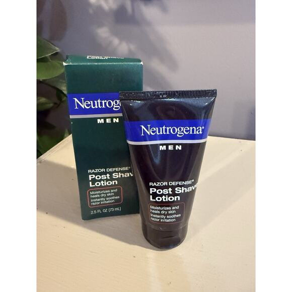 Neutrogena Men’s Razor Defense Post Shave Lotion Discontinued Rare New - Picture 1 of 6